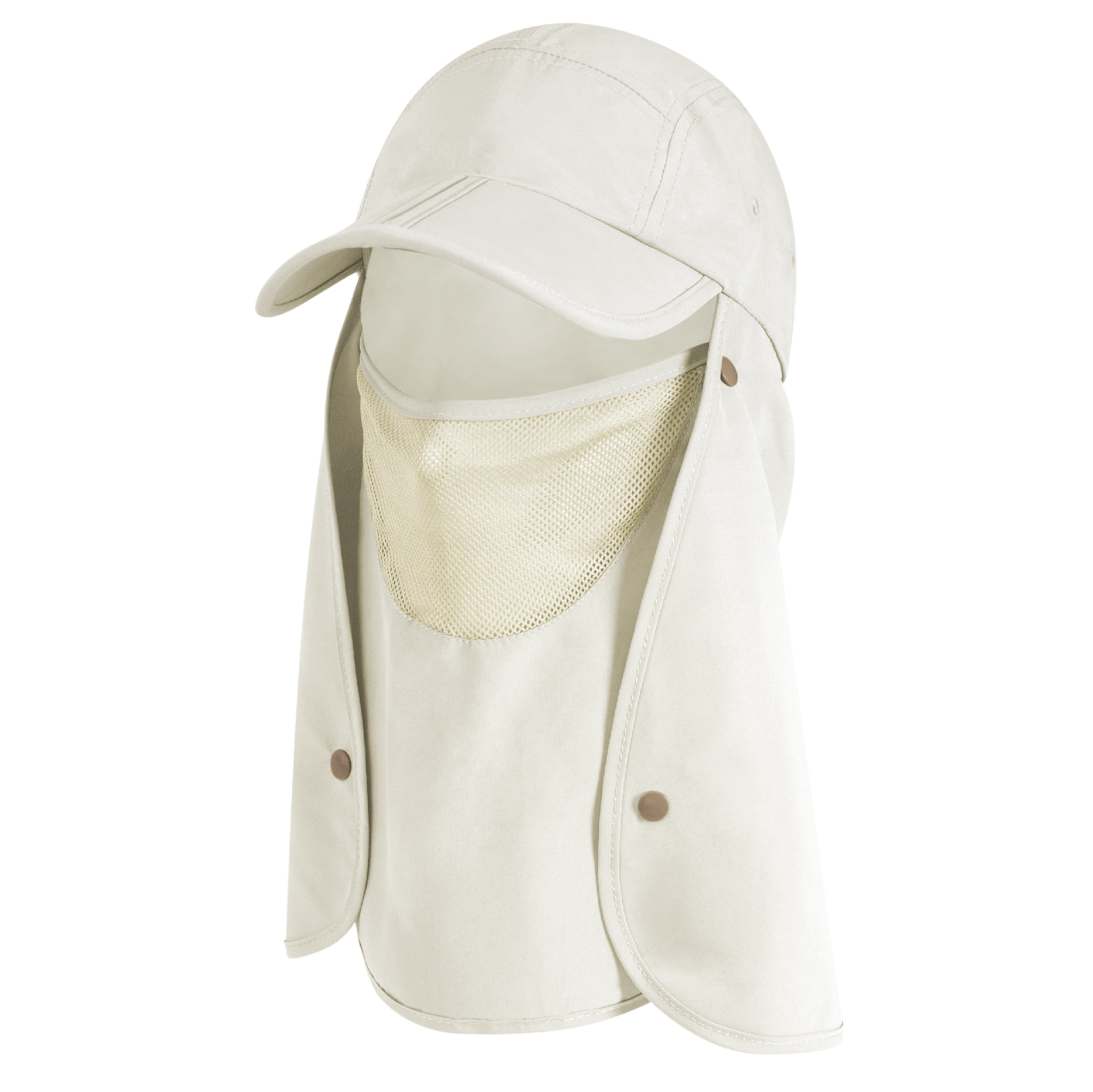 Fishing Sun Hats for Men with Neck Flap Cover Hiking Face Mask Outdoor Wide Cap