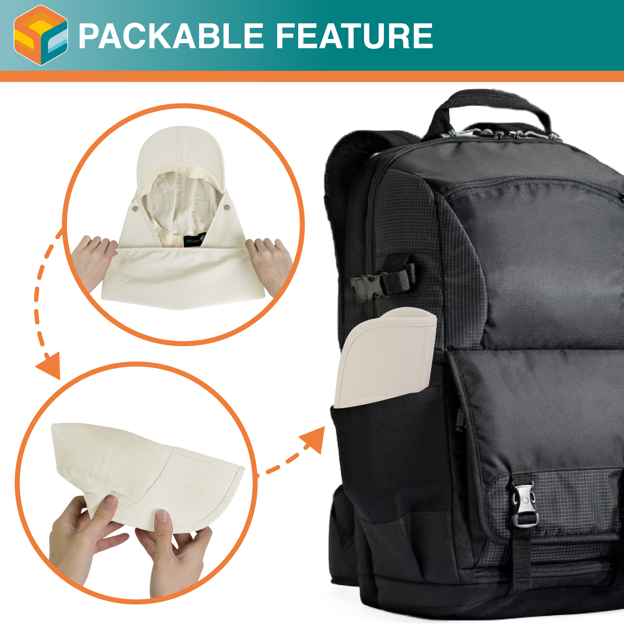 Fishing Sun Hats for Men with Neck Flap Cover Hiking Face Mask Outdoor Wide Cap