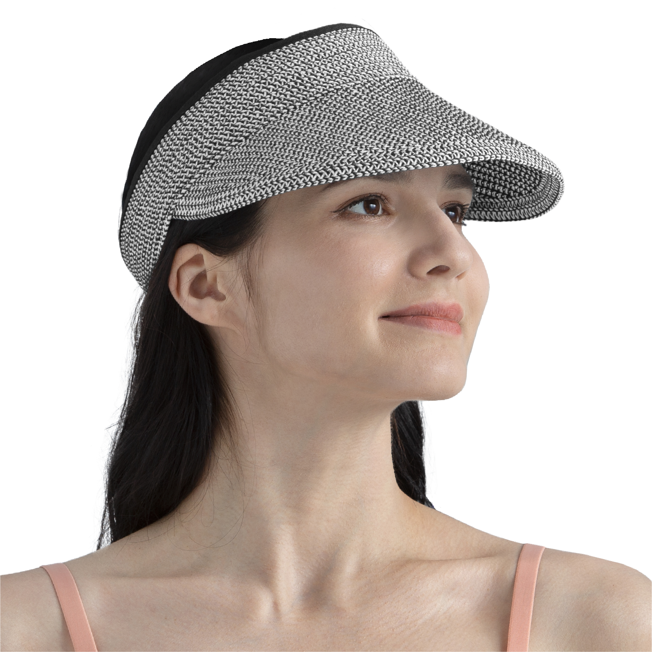 Womens Hats Sun Hats For Womens Wide Brim Visor UV Protection Dual Purpose Hat For Beach Summer Packable Cap Straw Hats For Women